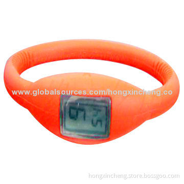 Silicone Wristwatch, Various Designs/Materials/Sizes Available, Customized Logos Welcomed